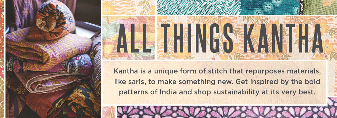 Large Kantha Throws