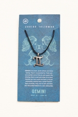 Taurus Stainless Steel Zodiac Talisman Necklace - Earthbound Trading Co.