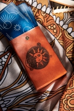 Leather Celestial Tarot Card Case - Earthbound Trading Co.