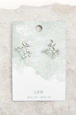 Leo Earring Jackets On Cards - Earthbound Trading Co.