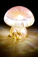 Small Iridescent Mushroom Light - Earthbound Trading Co.