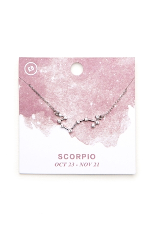 Scorpio Constellation Necklace - Earthbound Trading Co.