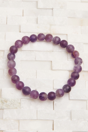 Matte Amethyst Bracelet - Earthbound Trading Co.