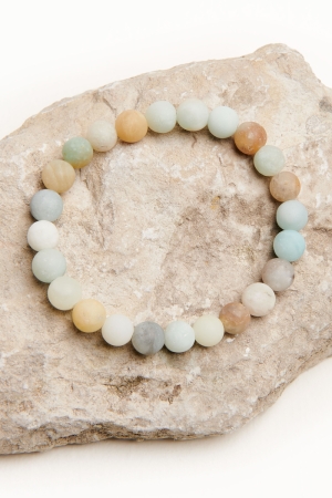 Matte Amazonite Bracelet - Earthbound Trading Co.