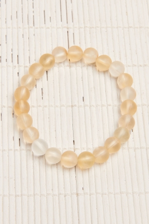 Matte Citrine Bracelet - Earthbound Trading Co.