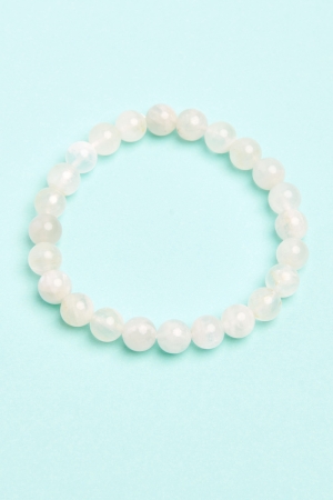 Shiny Moonstone Bracelet - Earthbound Trading Co.