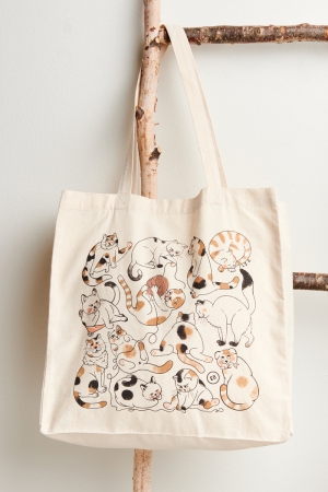 EB Exclusive: Cattitude Tote Bag - Earthbound Trading Co.