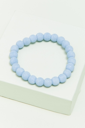 Matte Angelite Bracelet - Earthbound Trading Co. 