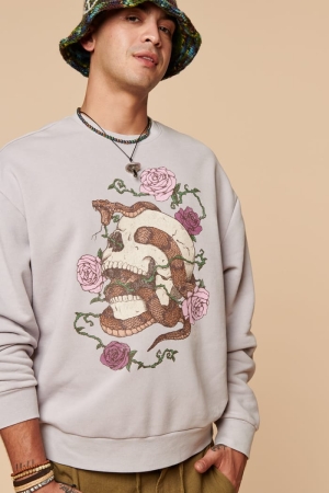 Snake Skull Sweatshirt (EB Exclusive) front view