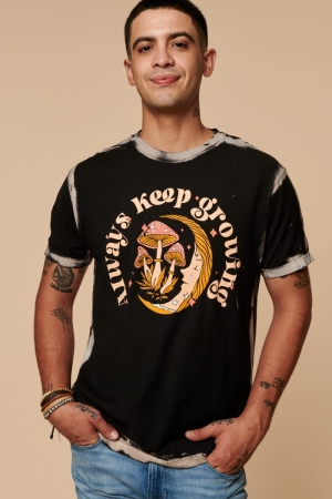 Always Keep Growing Tie Dye T-Shirt front view