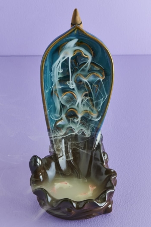 Koi Pond Backflow Incense Burner