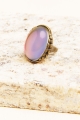 Burnished Gold Oval Leaf Mood Ring - Earthbound Trading Co.