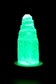 Mini LED Color USB Selenite green light- Earthbound Trading Co.