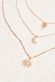 Cosmic Trio Necklace Set Close Up - Earthbound Trading Co.