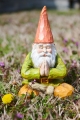 Green Yoga Garden Gnome In Grass - Earthbound Trading Co.