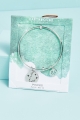 Pisces Bangle Bracelet on packaging - Earthbound Trading Co. 