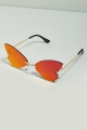 Orange Mirrored Butterfly Sunglasses - Earthbound Trading Co. 