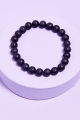 Matte Black Tourmaline Bracelet  - Earthbound Trading Co. 