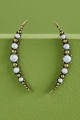 Faux Howlite Bar Earrings