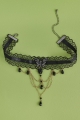 Black Lace Butterfly Choker Necklace