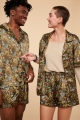 Funky Mushroom Silky Sleep Shorts