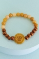 Aventurine Solar Plexus Chakra Bracelet laid out 