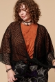 Starseed Black Tie Shawl front view