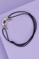 Black Amethyst Moon Rack Bracelet