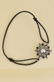 Black Glass Sun Rack Bracelet