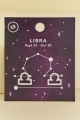 Libra Zodiac Symbol Stud Earrings