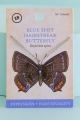 Blue Spot Hairstreak Butterfly Necklace