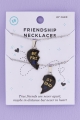 Moon and Star Friendship Mood Necklace Set