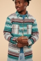 Repurposed Beach Blanket Jacket front view 